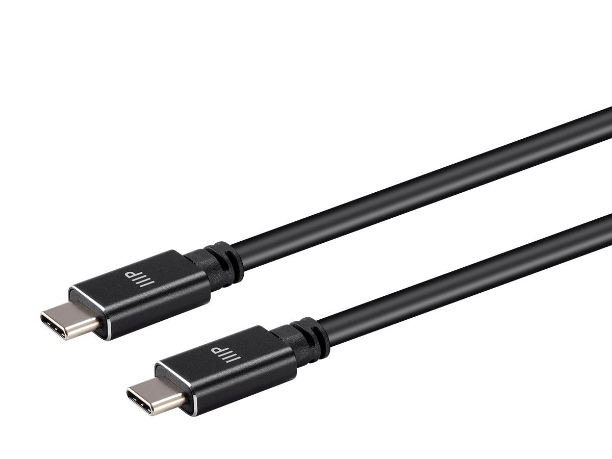 Monoprice Ultra Compact USB USB-C 3.2 Gen2 Cable 10Gbps 5A Black 1m (3.3ft)  
