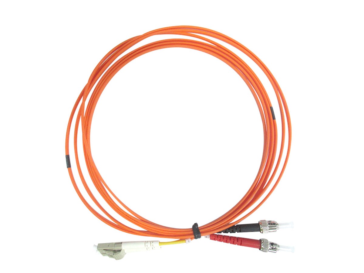 Monoprice Om1 Fiber Optic Cable Lcst 625125 Type Multi Mode Duplex Orange 3m 8779