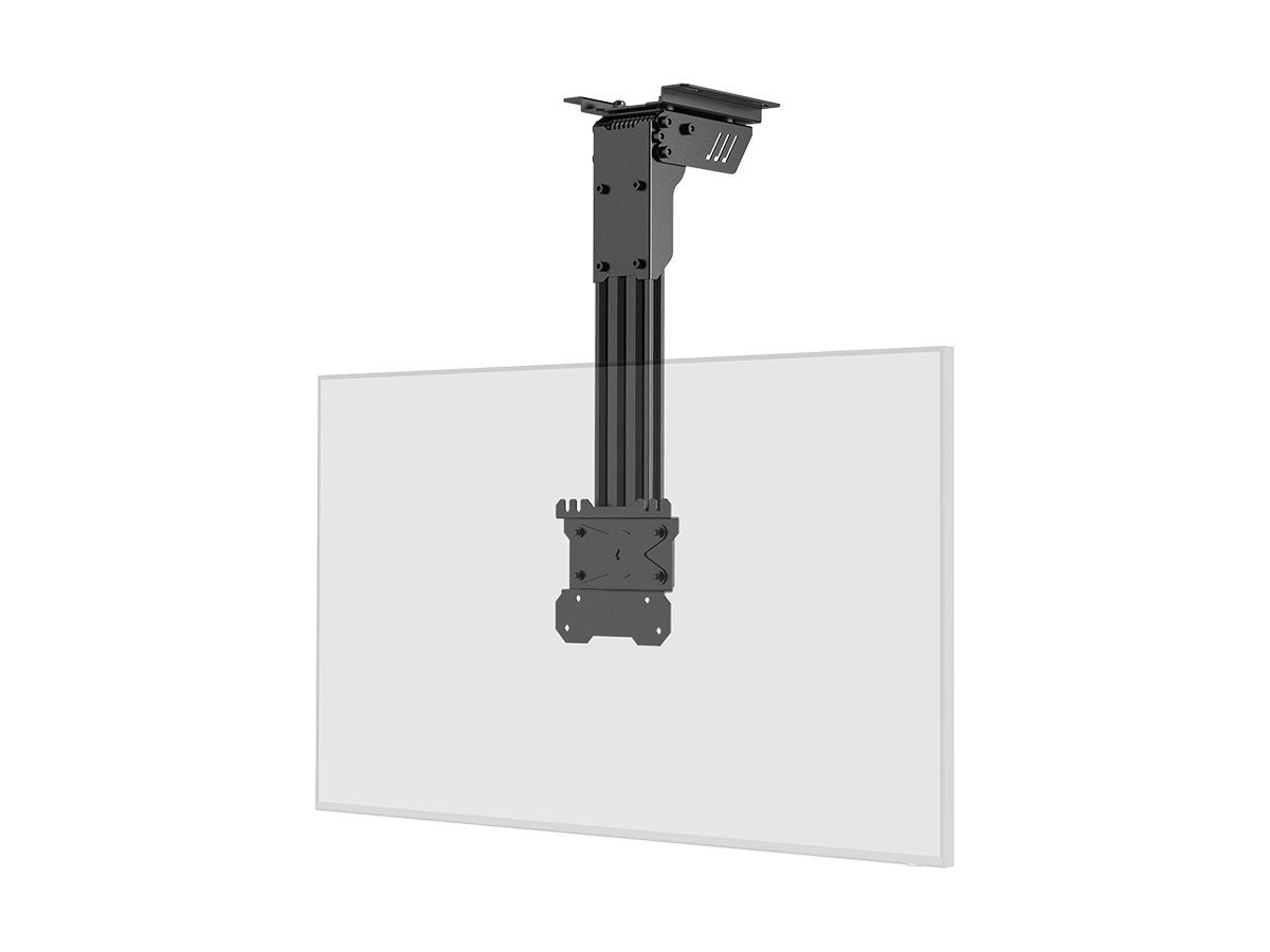 Monoprice Commercial Series Adjustable Folding Ceiling TV Mount for LED TVs 10in to 40in, Max Weight up to 66 lbs., Max Extension 15.7in, VESA Patterns up to 100x100 - main image