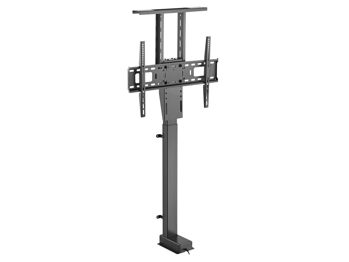 Monoprice Commercial Series Motorized TV Lift Stand for TVs between 37in to 65in, Max Weight 110lbs, VESA Capability up to 600x400, Fits Flat or Curved Screens - main image
