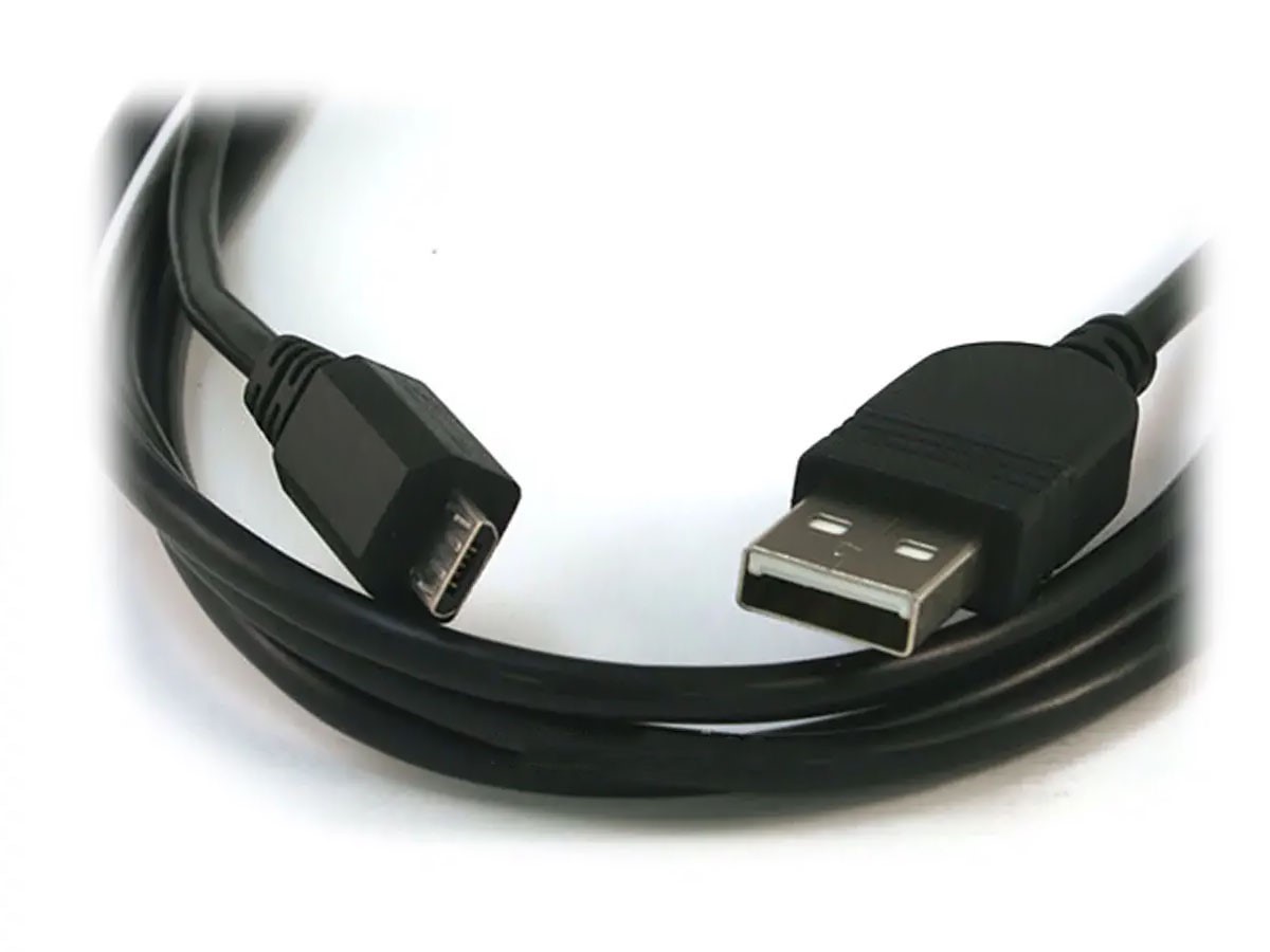 Monoprice USB-A to Micro USB-B 2.0 Cable - 5-Pin 28/28AWG Black 3ft