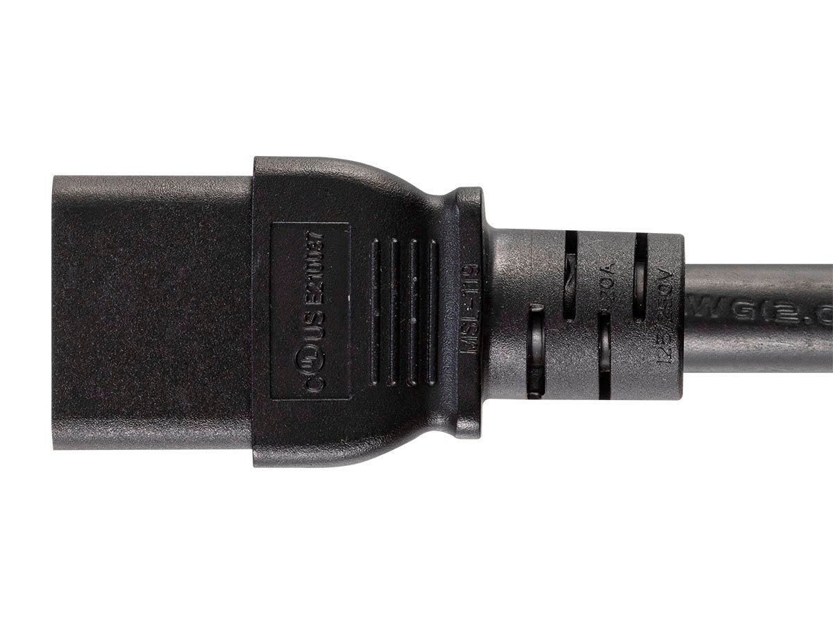 Monoprice Heavy Duty Extension Cord - IEC 60320 C20 to IEC 60320