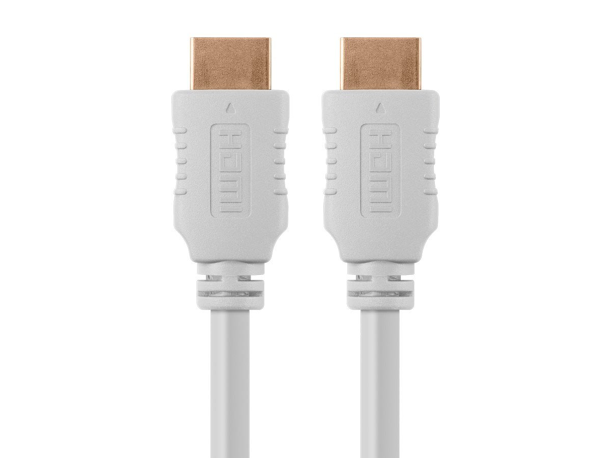 Photos - Cable (video, audio, USB) Monoprice 4K High Speed HDMI Cable 6ft - 18Gbps White 