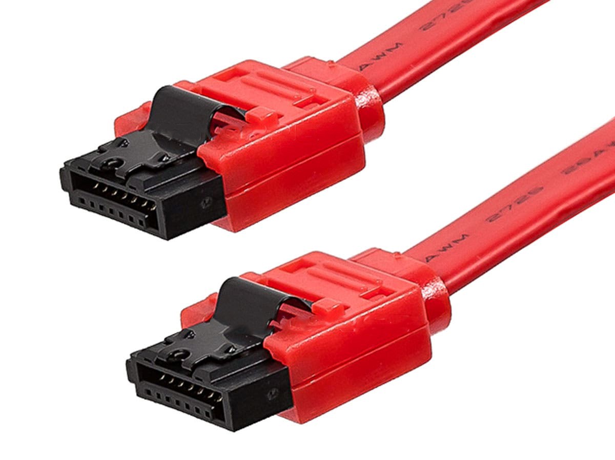 Monoprice In Sata Gbps Cable With Locking Latch Red Monoprice Com