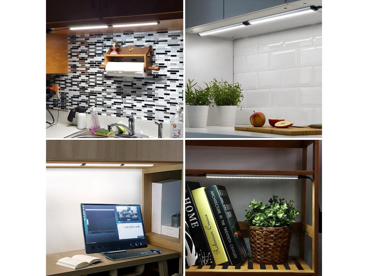 Albrillo Led Under Cabinet Lighting Dimmable 12w 900 Lumens Warm