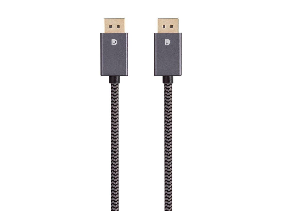 DisplayPort 1.4 EasyPlug Nylon Braided Cable, 6ft, Gray - main image