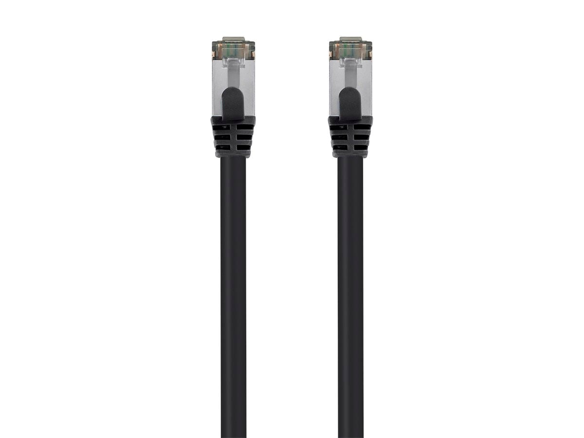 Monoprice Entegrade Series Cat8 26awg S Ftp Ethernet Network Cable 2ghz 40g 0 5ft Black Monoprice Com