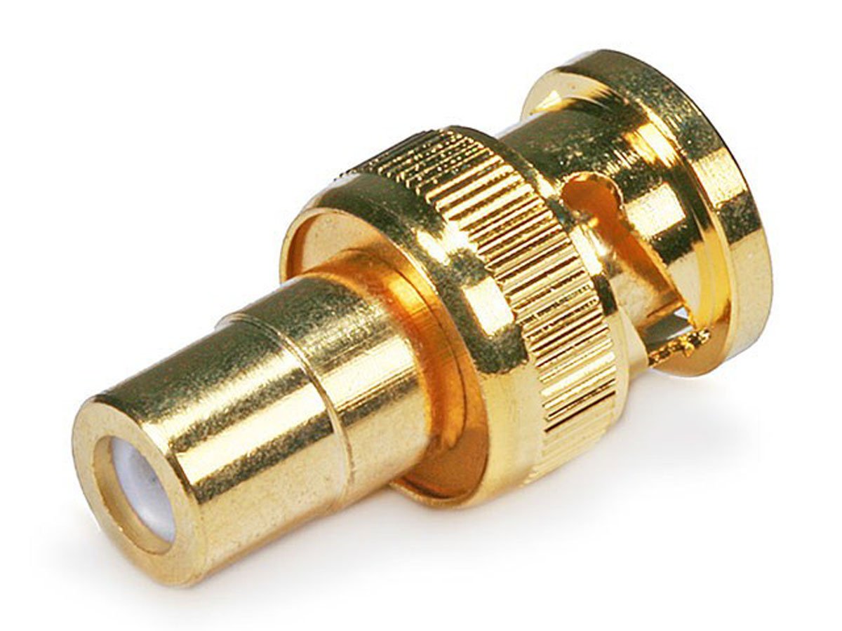 Monoprice BNC Male To RCA Female Adapter - Gold Plated