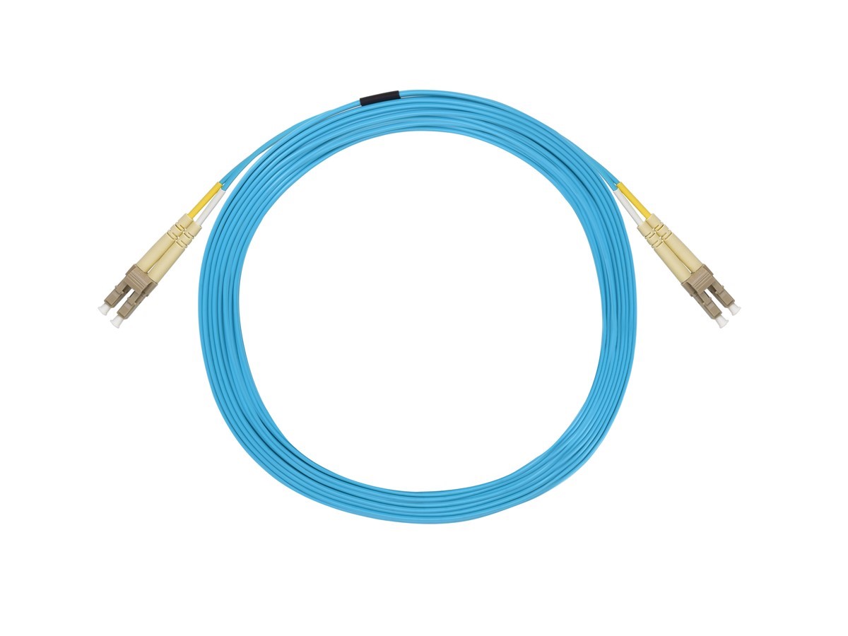 Monoprice Multi-Mode OM3 Fiber Optic Cable - LC-LC UL 2mm 50/125 OFNR ...