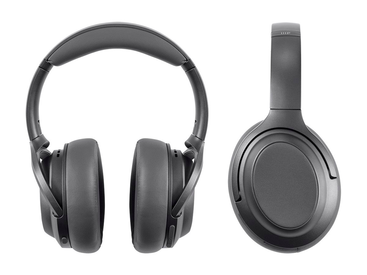 Monoprice BT-600ANC Bluetooth Over Ear Headphones with Active Noise  Cancelling (ANC) Qualcomm aptX HD Audio AAC Touch Controls Ambient Mode  40hr