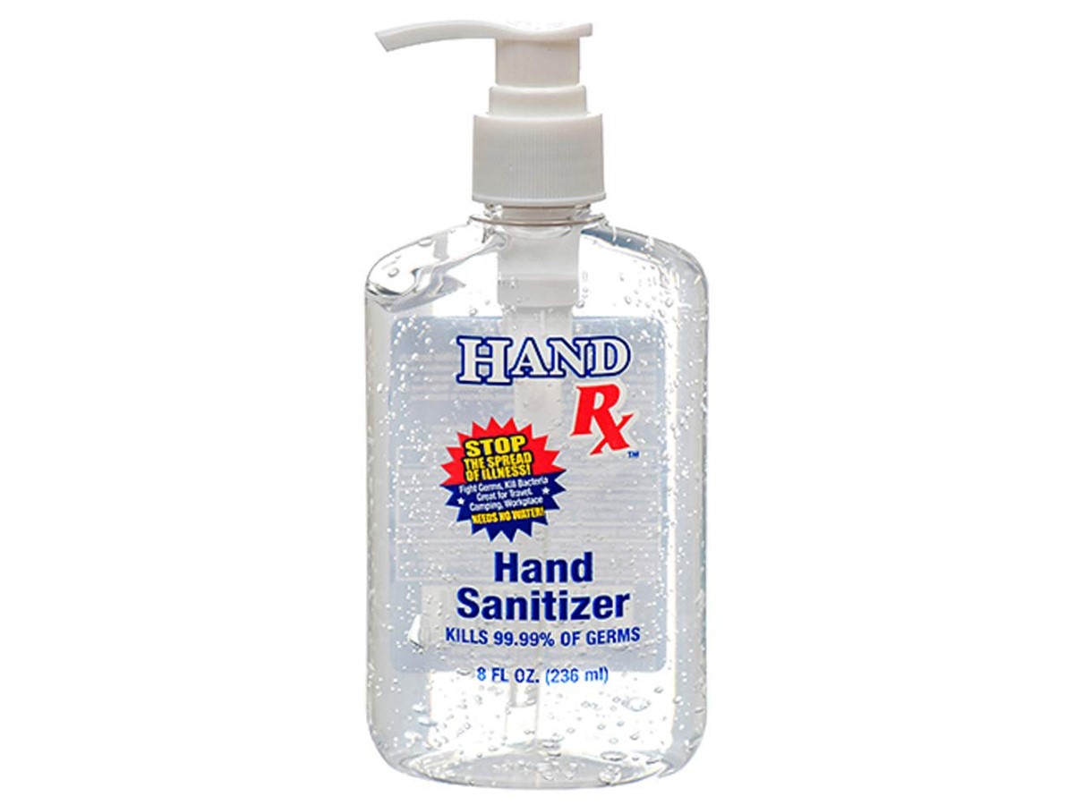 Hand Rx Hand Sanitizer 8fl oz Made in USA (236mL) 60 Alcohol for home