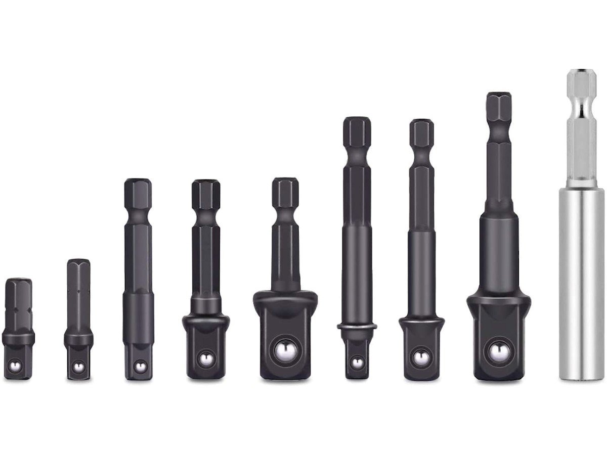 1//4 Hex Extension Bit Holder Set Magnetic For Power Drills Impact Drivers
