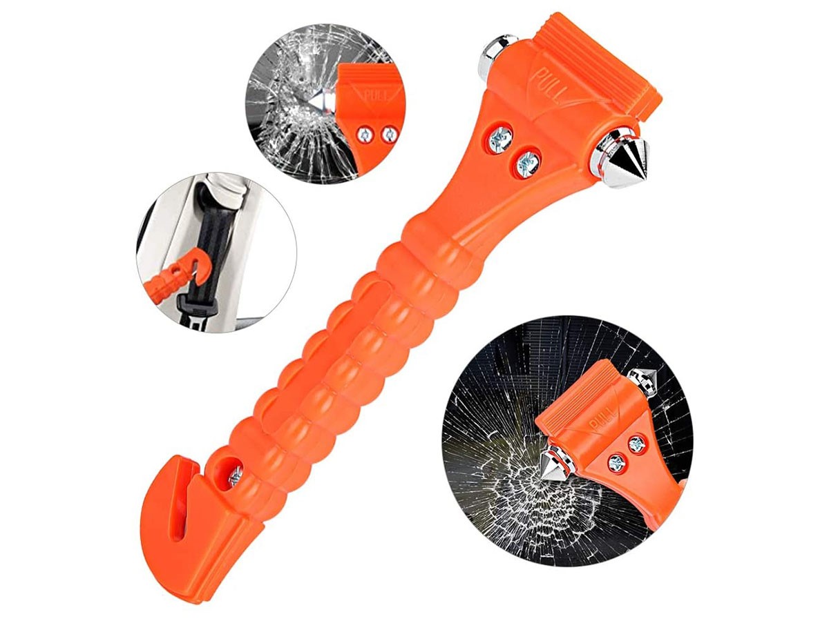 Safety Hammer, Multi-functional Emergency Escape Tool with Car Window ...