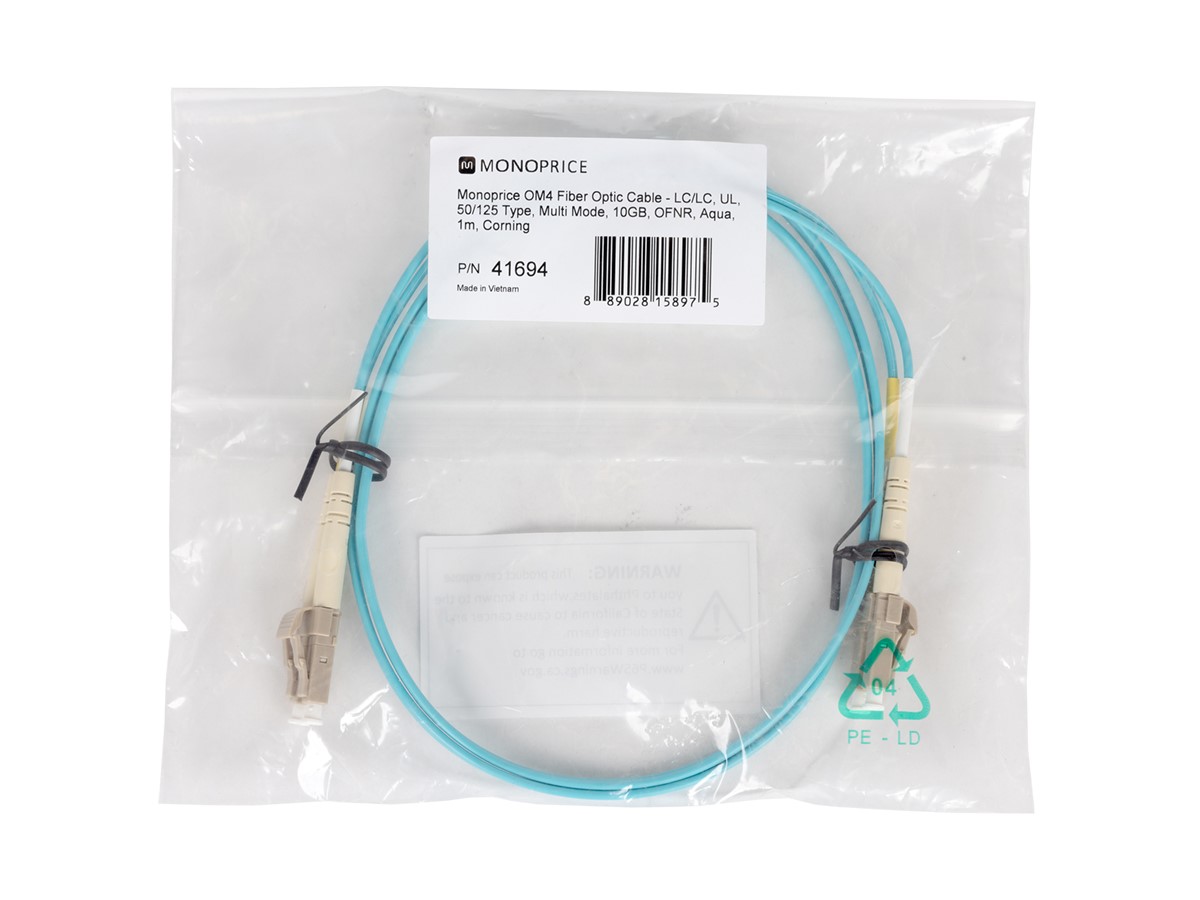 CableMarkt - Cable de fibra óptica OM4 para router de LC a ST