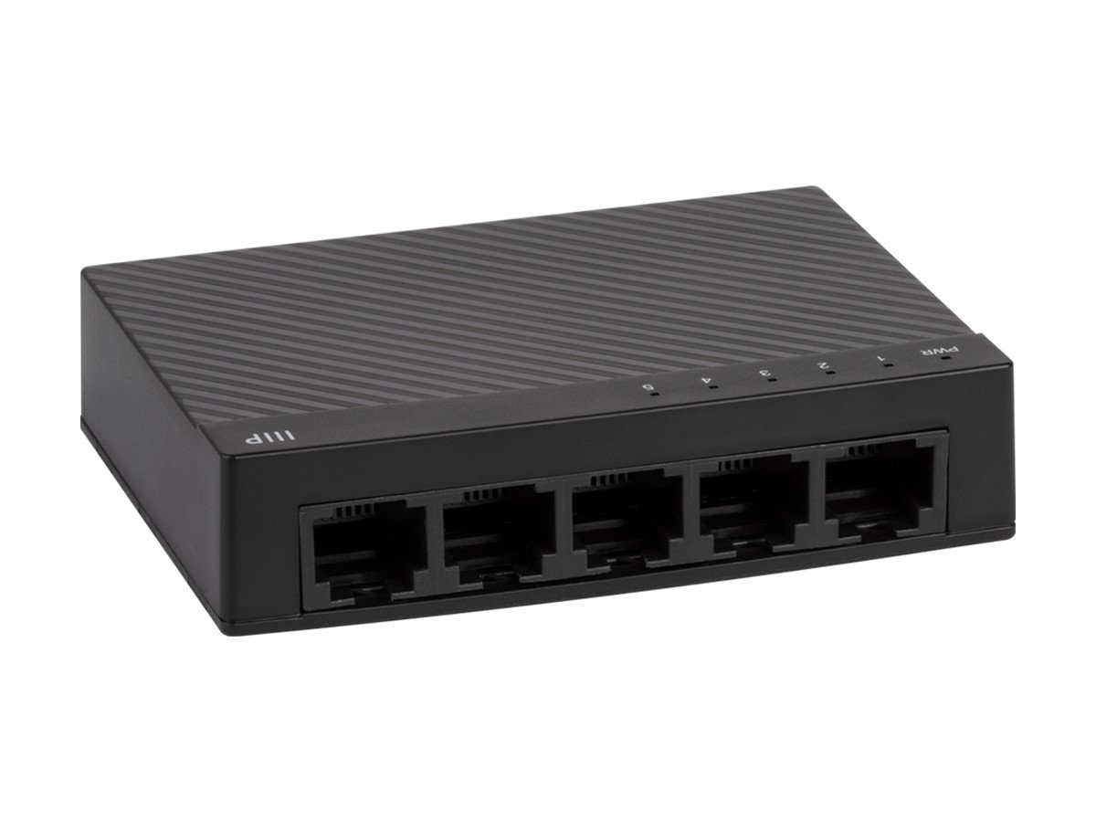 Monoprice 5-Port 10/100Mbps Fast Ethernet Unmanaged Switch - main image
