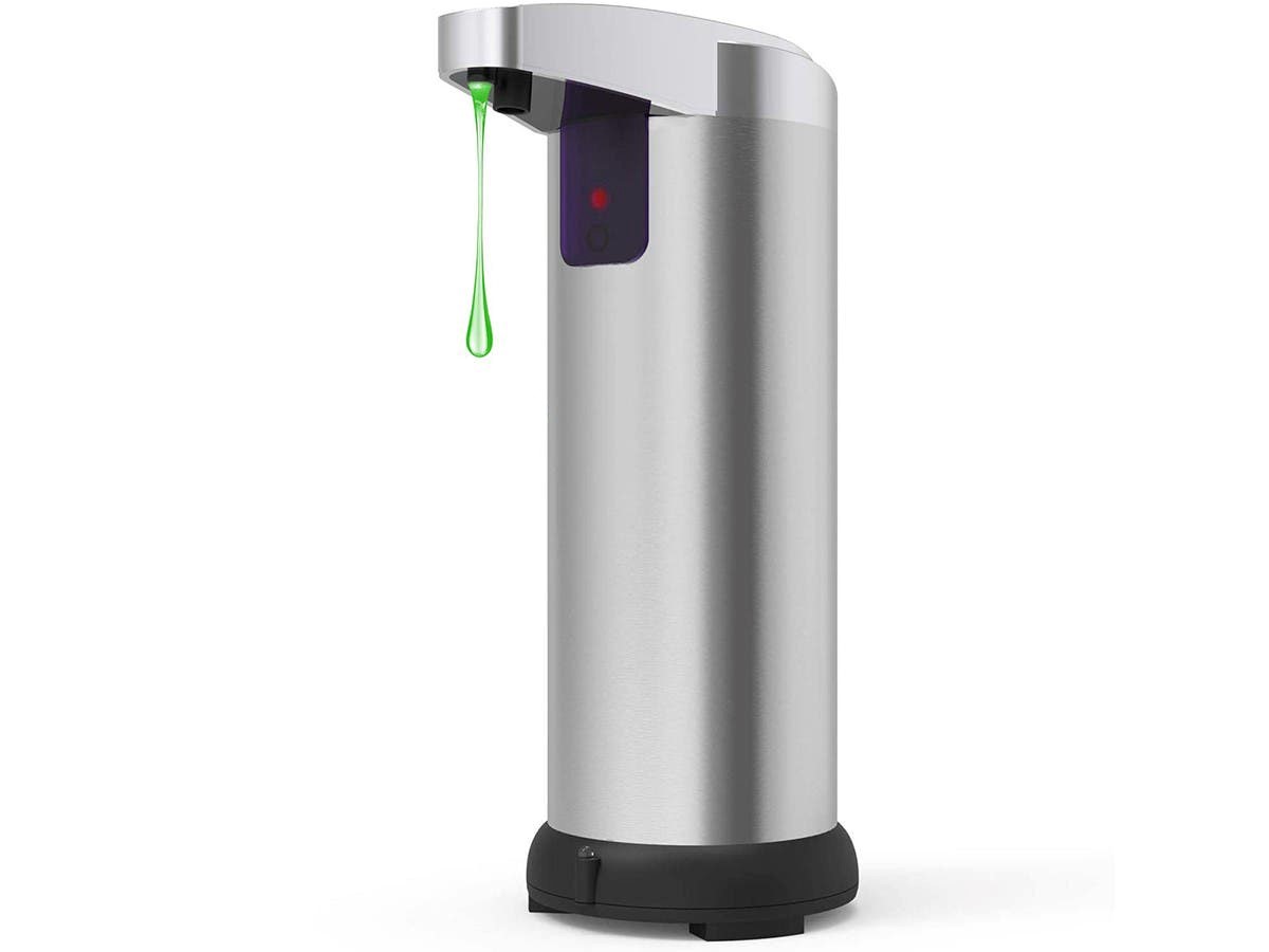 Stainless Steel Automatic Soap Dispenser Touchless Smart Infrared  Sensor Bottle