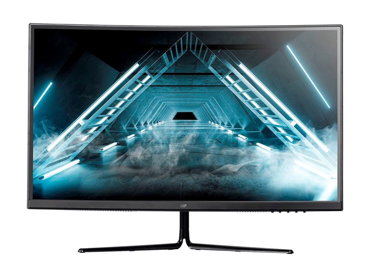 Monoprice 27in Zero-G Curved Gaming Monitor - 1500R, 2560x1440p, QHD, 144Hz, DisplayHDR 400, AMD FreeSync, VA (open box)