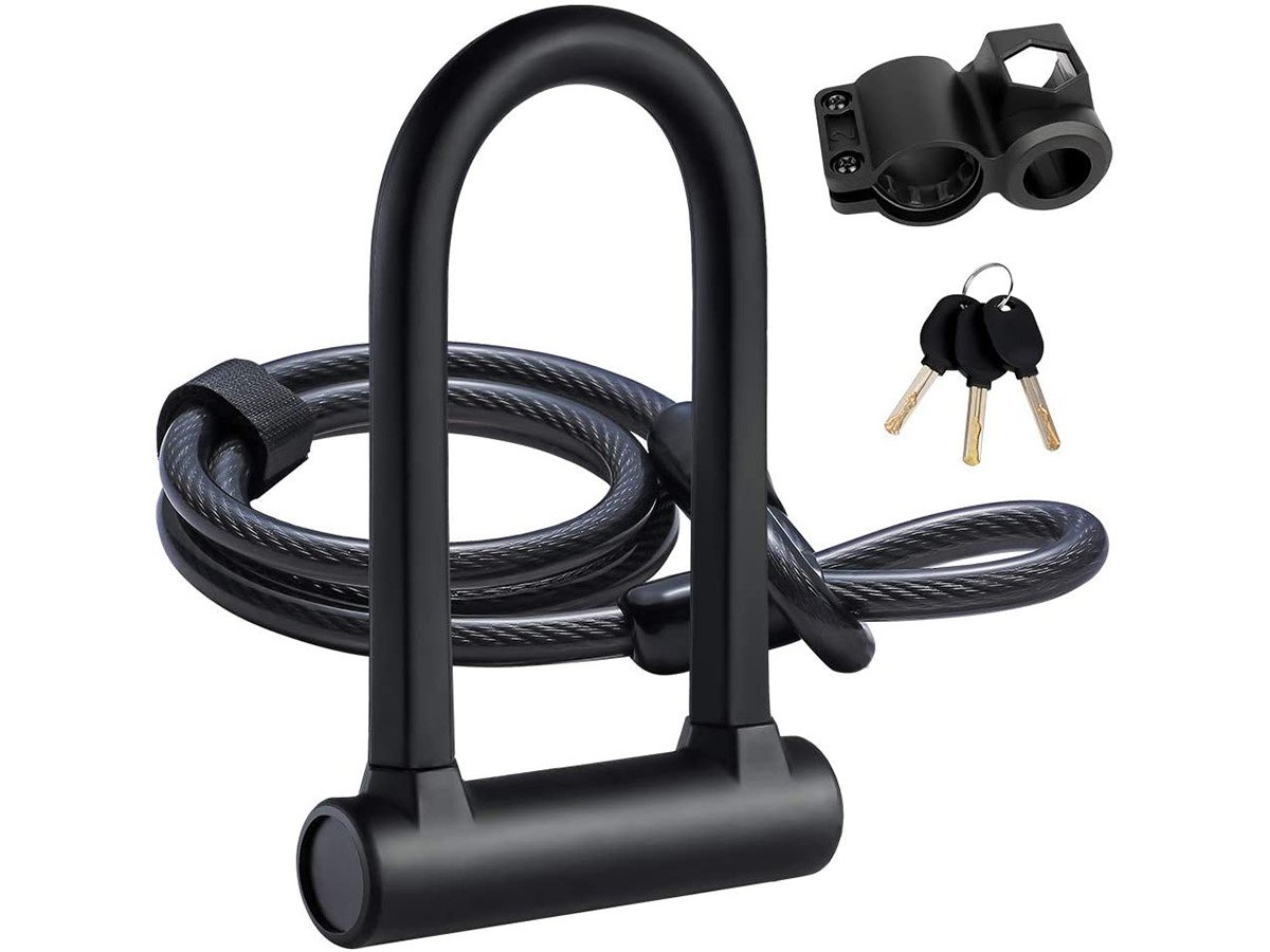 UBULLOX Heavy Duty Bicycle Lock Bike U Lock, 16mm Shackle and 4ft Security Cable 889028163139 | eBay