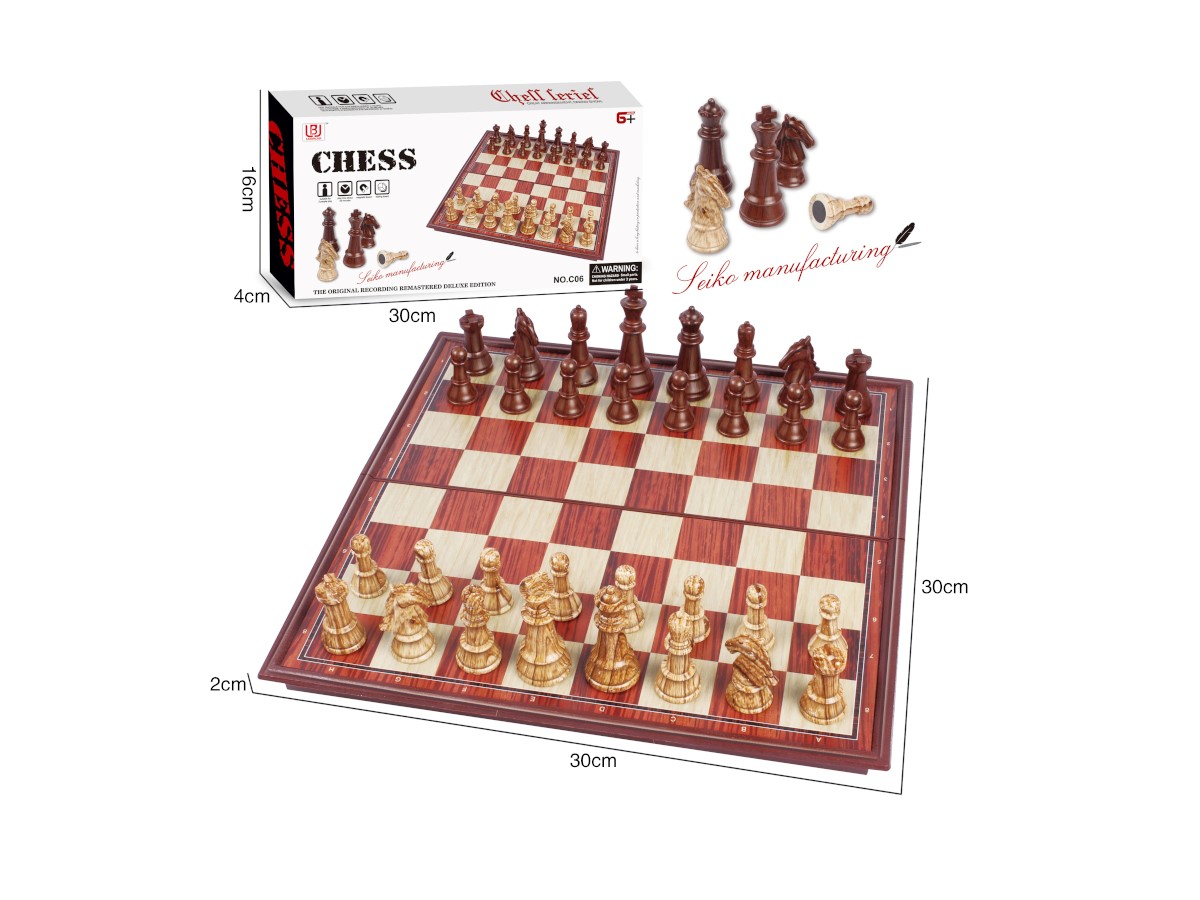 Details about   Folding Chessboard Magnetic Large Chess Wooden Set Pieces Wood Board 