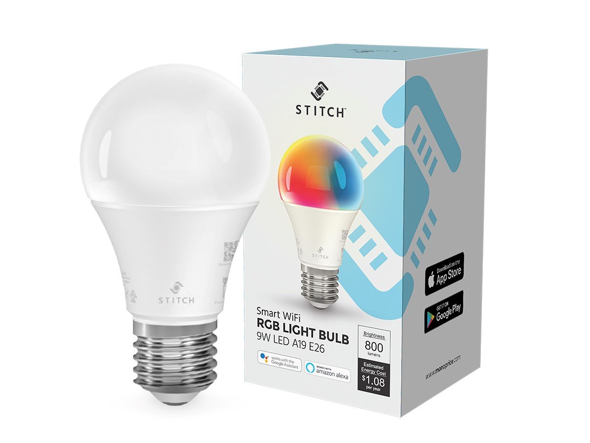 The Monocle. & More One Day. One Deal STITCH Smart Wi-Fi RGB Light Bulb