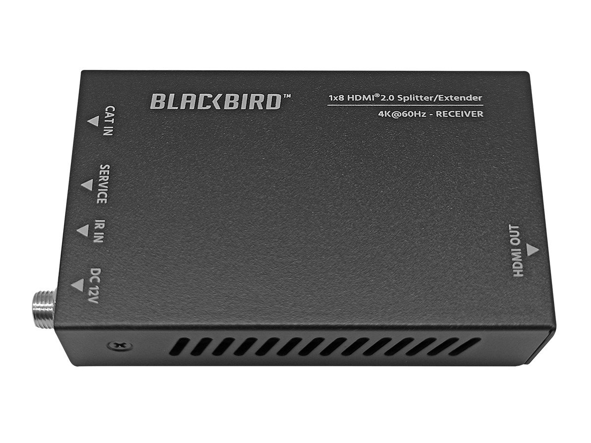 Splitter o Divisor HDMI™ 1 a 8 de resolución 4K 60 Hz, negro
