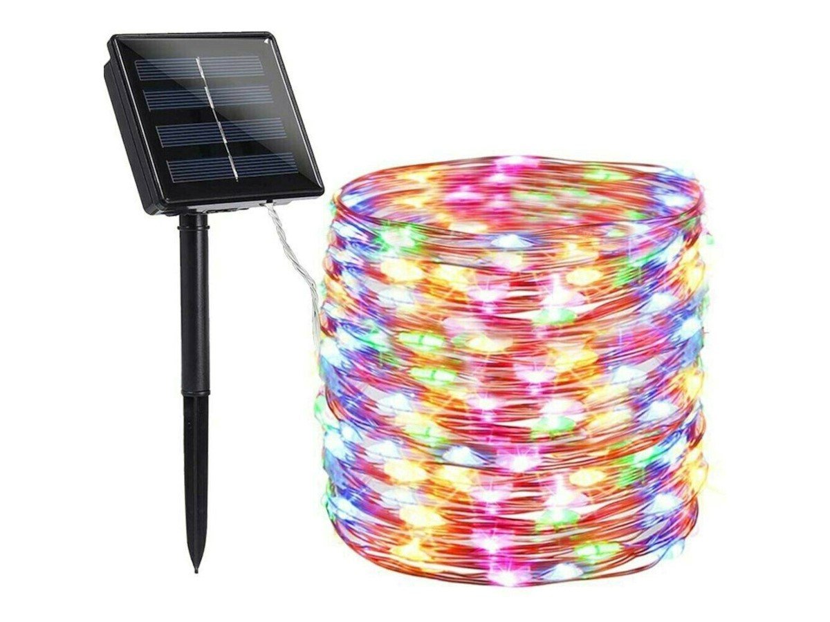 Solar panel Fairy Lights 100LED /200 Led Waterproof Outdoor Solar Power 