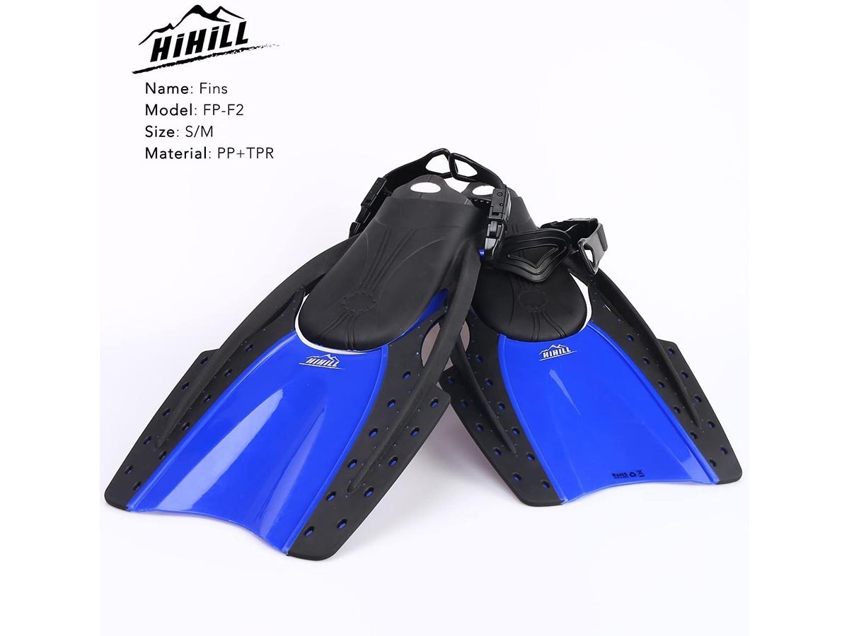 HiHiLL Swim Fins for Snorkelling Diving Swimming and Watersports, Suitable for Adults (FP-F2) - main image
