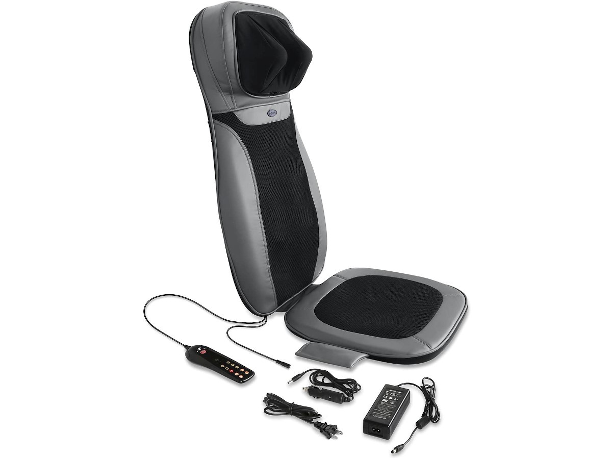 INTEY Shiatsu Massage Chair Pad Acupressure Therapy Back Massager