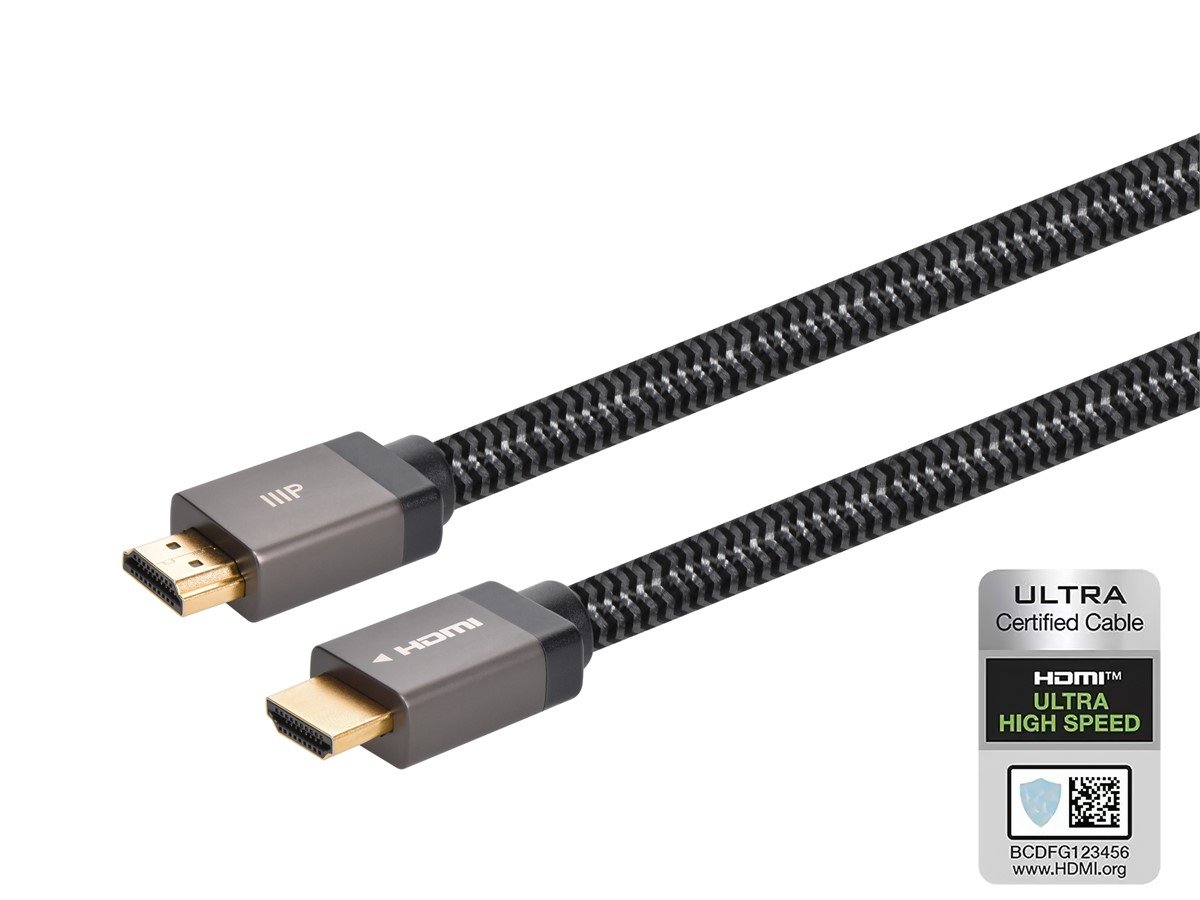 Primewire Câble HDMI 2.1, 8K @ 120Hz / 4K @ 240Hz DSC, ultra haute vitesse,  gaine en nylon, HDR, ARC (4 m, HDMI) - digitec