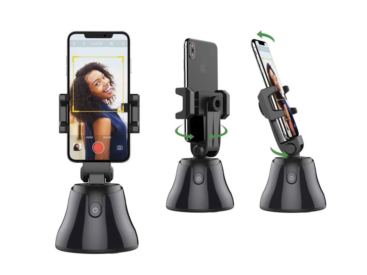 Smart Gimbal Robot Cameraman Face Tracking Selfie Stick Stand,360 ...