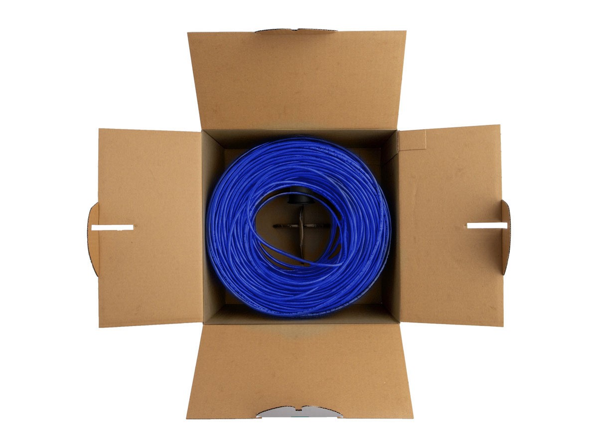Monoprice Cat6 Bulk Cable Solid, 550Mhz, UTP, CMR, Riser