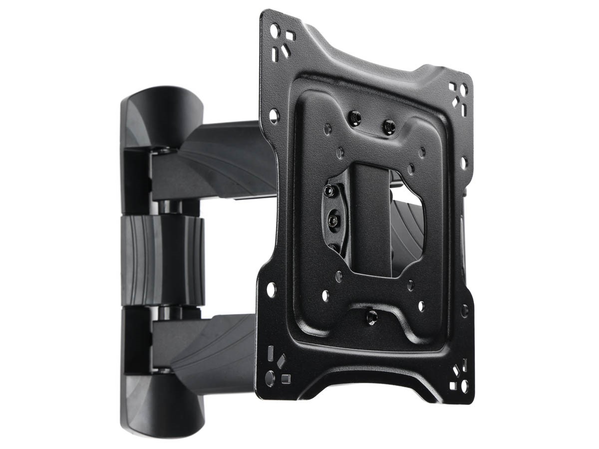 Monoprice Premium Full Motion TV Wall Mount Bracket Low Profile For 23"  To 42" TVs up to 66lbs, Max VESA 200x200, Fits Curved Screens 