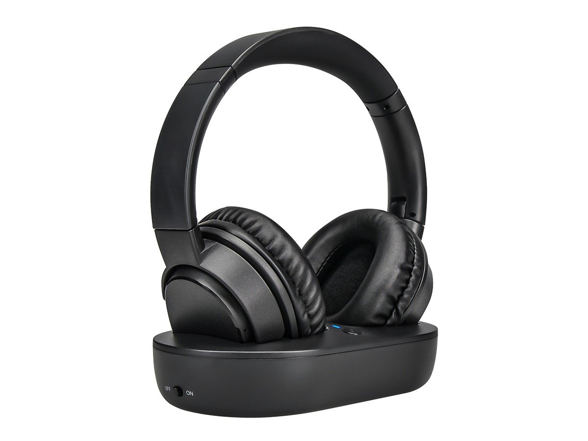 Monoprice Bluetooth Headphone with Transmitter Charger Base and aptX Low Latency - main image