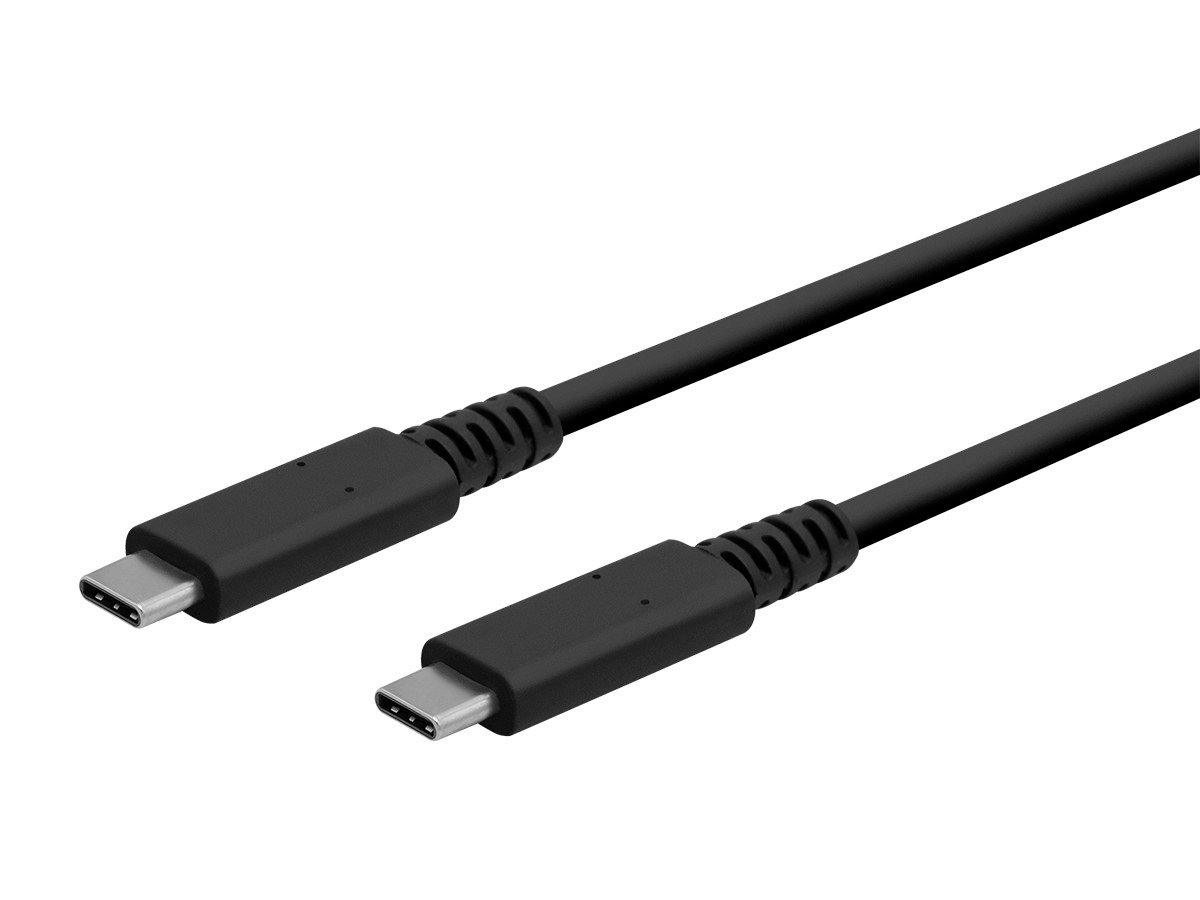 Monoprice USB-C Gen 3x2 Cable 40Gbps 100W  Black  1m (3.28ft) - main image
