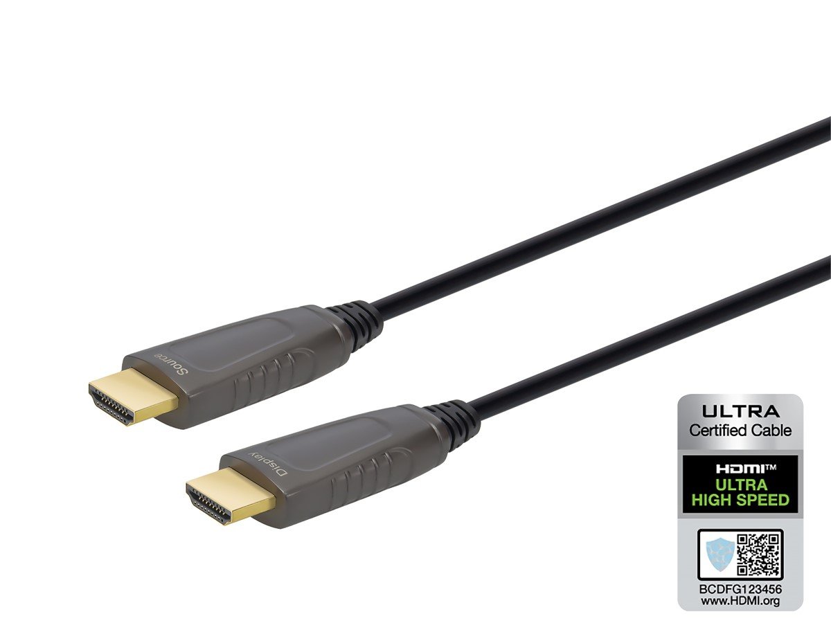 Monoprice SlimRun AV 8K Certified Ultra High Speed Active HDMI Cable HDMI  2.1 AOC 10m 32ft