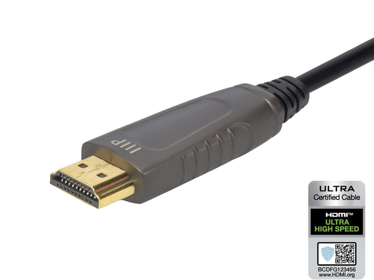 Monoprice SlimRun 8K Certified Ultra High Speed Active HDMI Cable, HDMI 2.1, AOC, 15m, 49ft - Monoprice.com