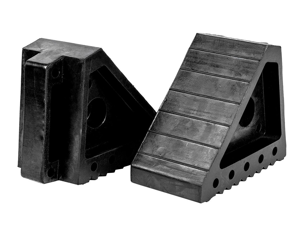 Pure Outdoor by Monoprice Rubber Wheel Chocks, 2-Pack - main image