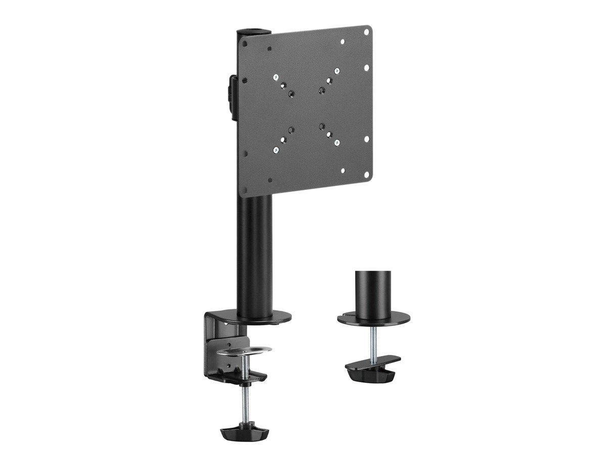 Desktop Monitor Stand with Tilting and Rotating Bracket - Black