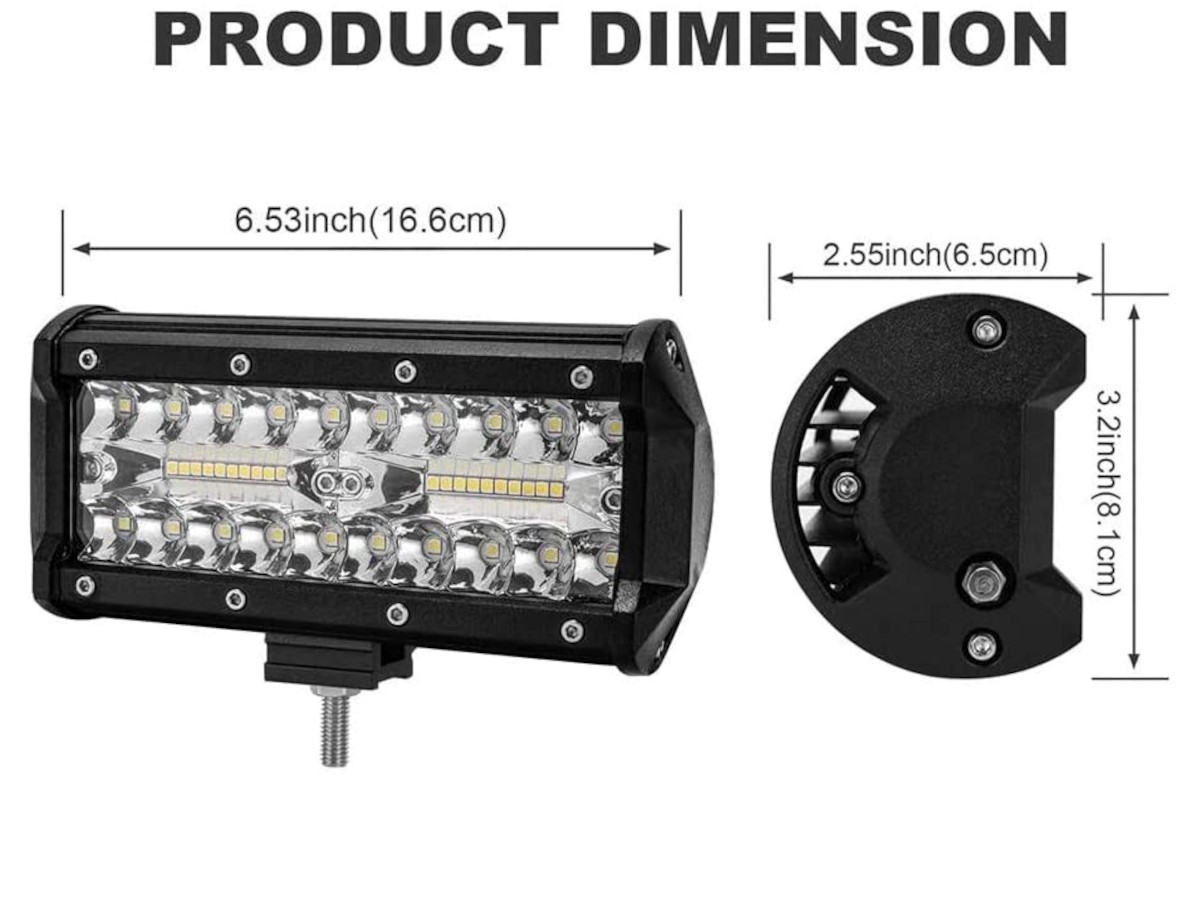LEDMIRCY LED Light Pods 4 In 2PCS 120W