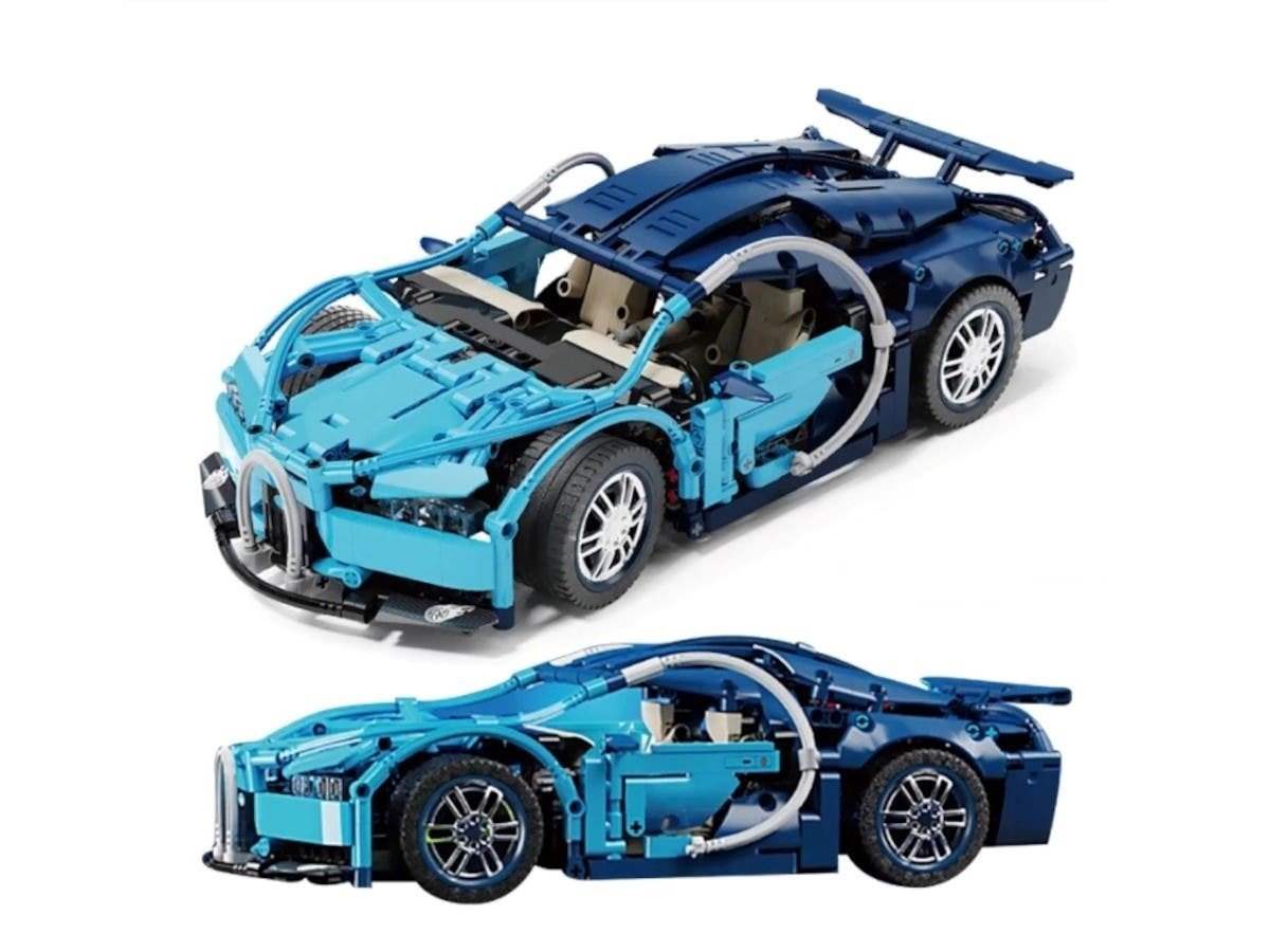 MPM Supercar France Blue Super Racing Car Building Blocks Set 1258PCS ...