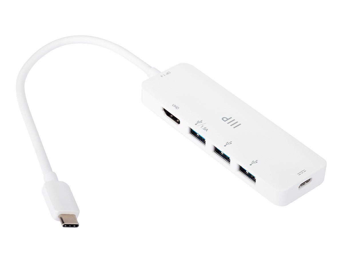Monoprice 5-in-1 USB-C to 4K@60Hz HDMI Display Adapter and USB Hub - main image