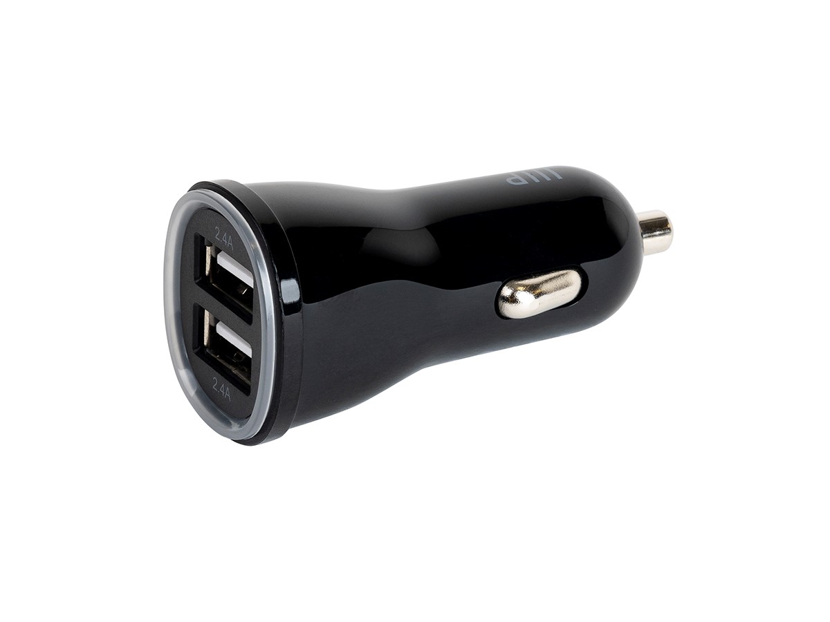 Monoprice 2-Port 24W USB Car Charger 
