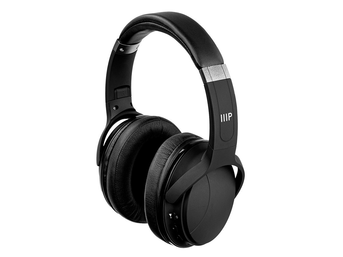 Monoprice BT-250ANC Bluetooth Wireless Over Ear Headphones with Active Noise Cancelling (ANC) - main image