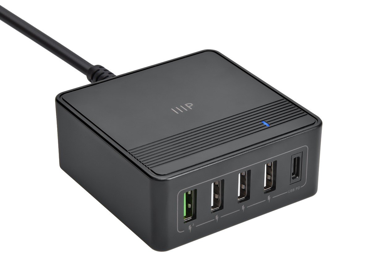 Monoprice 60W USB&#8209;C 5&#8209;Port Desktop Charging Station - main image