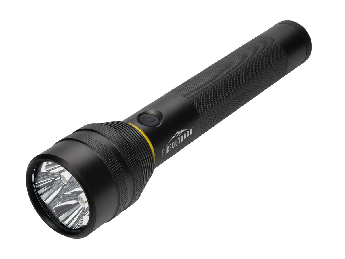 Pure Outdoor by Monoprice Full-size Camp & Outdoor IPX4-rated Water Resistant Aluminum LED Flashlight - main image