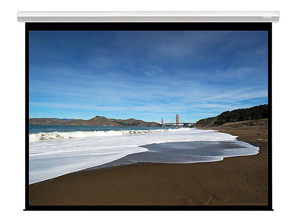 Monoprice 120in HD Motorized Projection Screen 16:9 (White) - main image