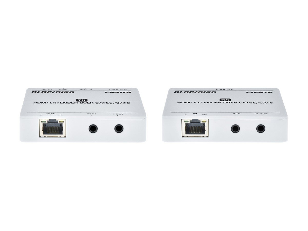 Monoprice Blackbird PRO-sumer 4K HDMI Extender over Ethernet, CAT5e/6/7,  70m, PoC, HDMI Loop Out, Smart EDID 