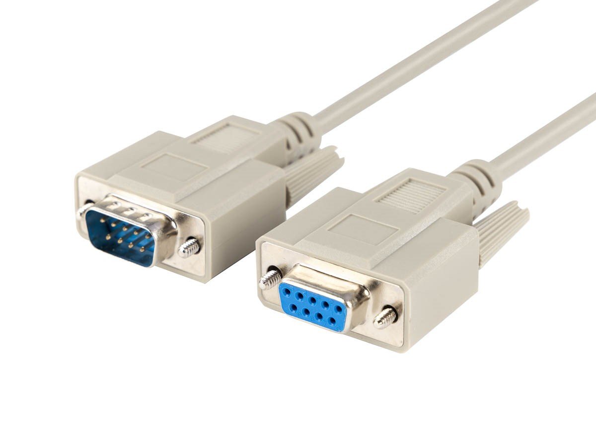 Monoprice 10ft DB 9 M/F Cable Molded - main image