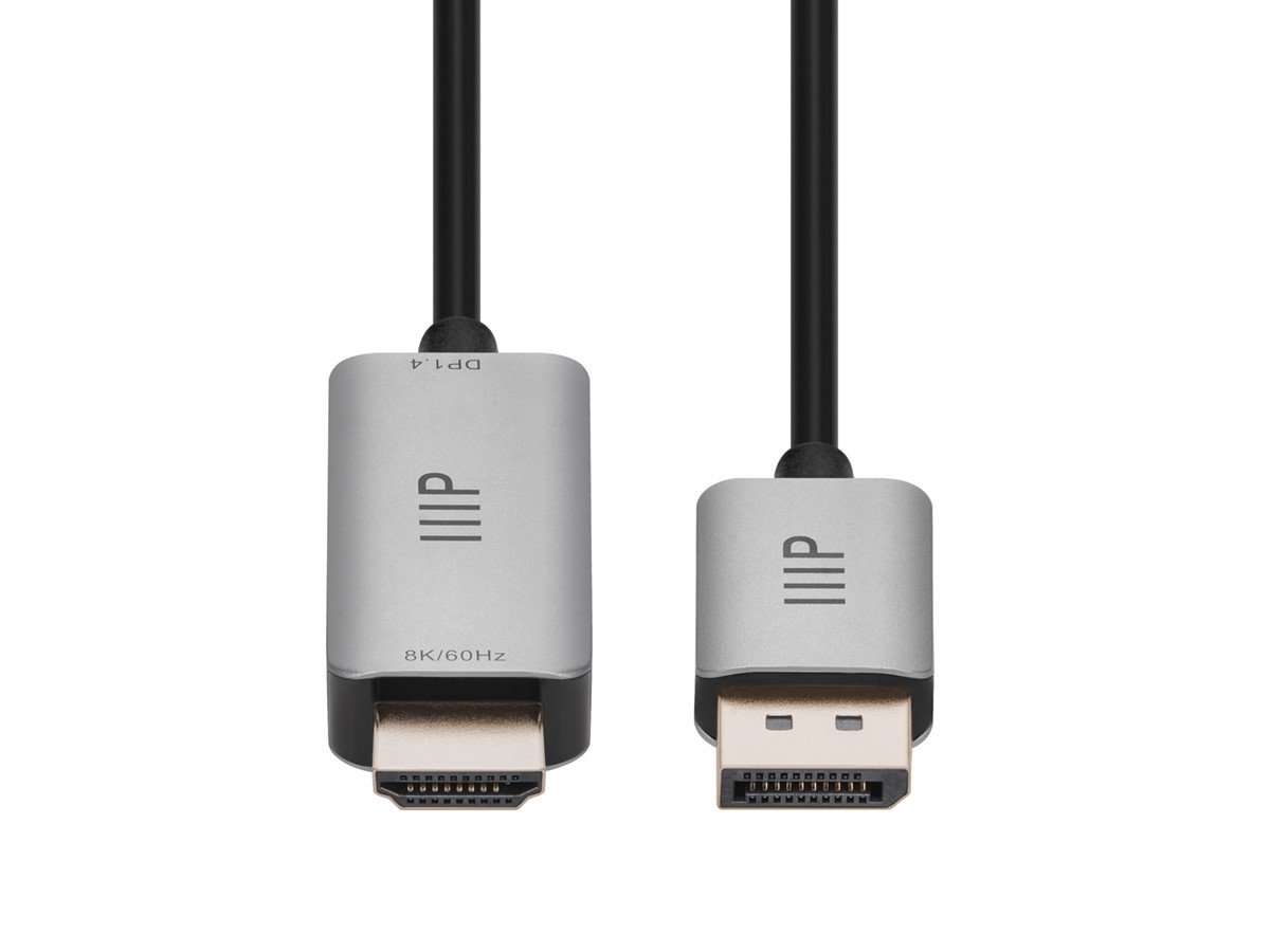 1,5 m - HDMI 3 - câble HDMI 2.1 Displayport 1.4 8K 4K HDR 165Hz 60Hz  48Gbps, adaptateur de Port d'affichage p - Cdiscount Informatique