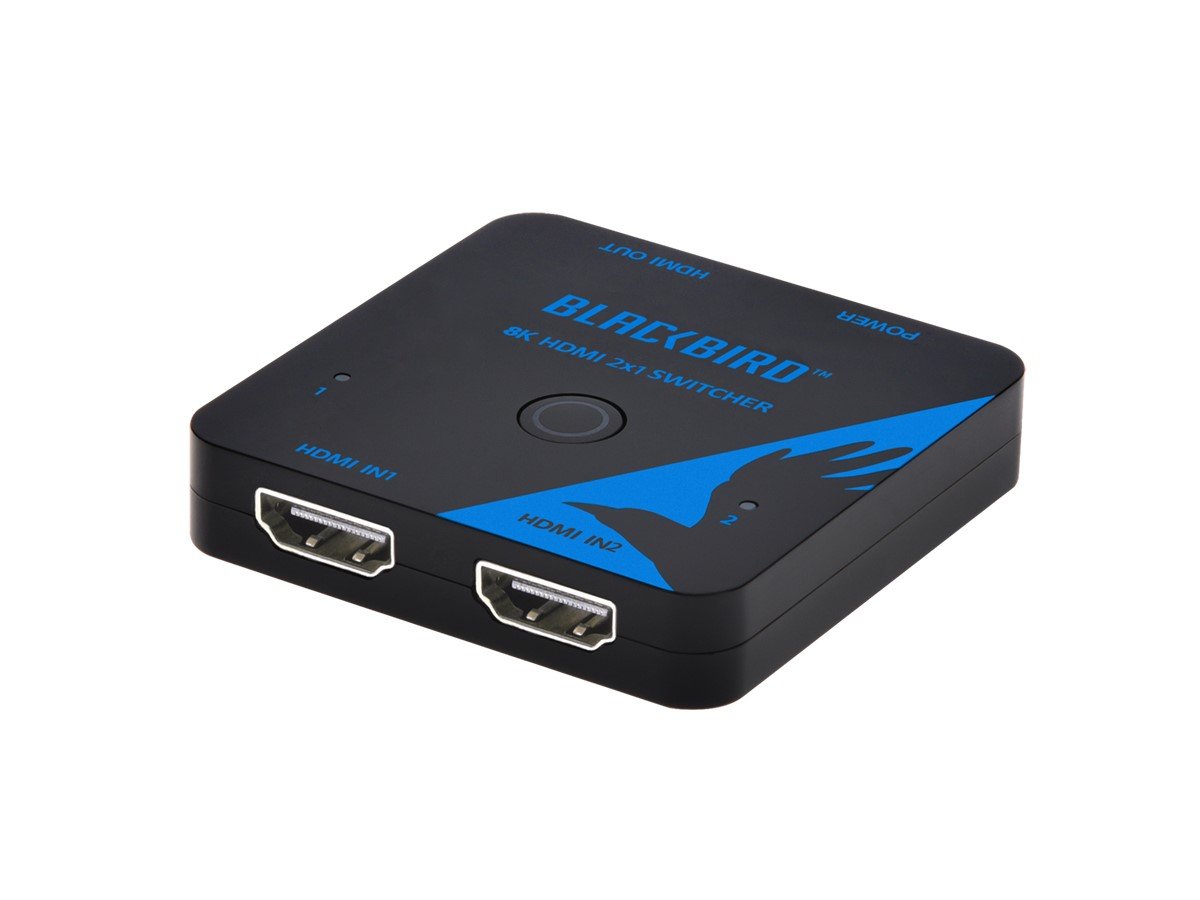 Blackbird 8K60 2x1 HDMI Switch, HDMI 2.1, HDCP 2.3 - main image